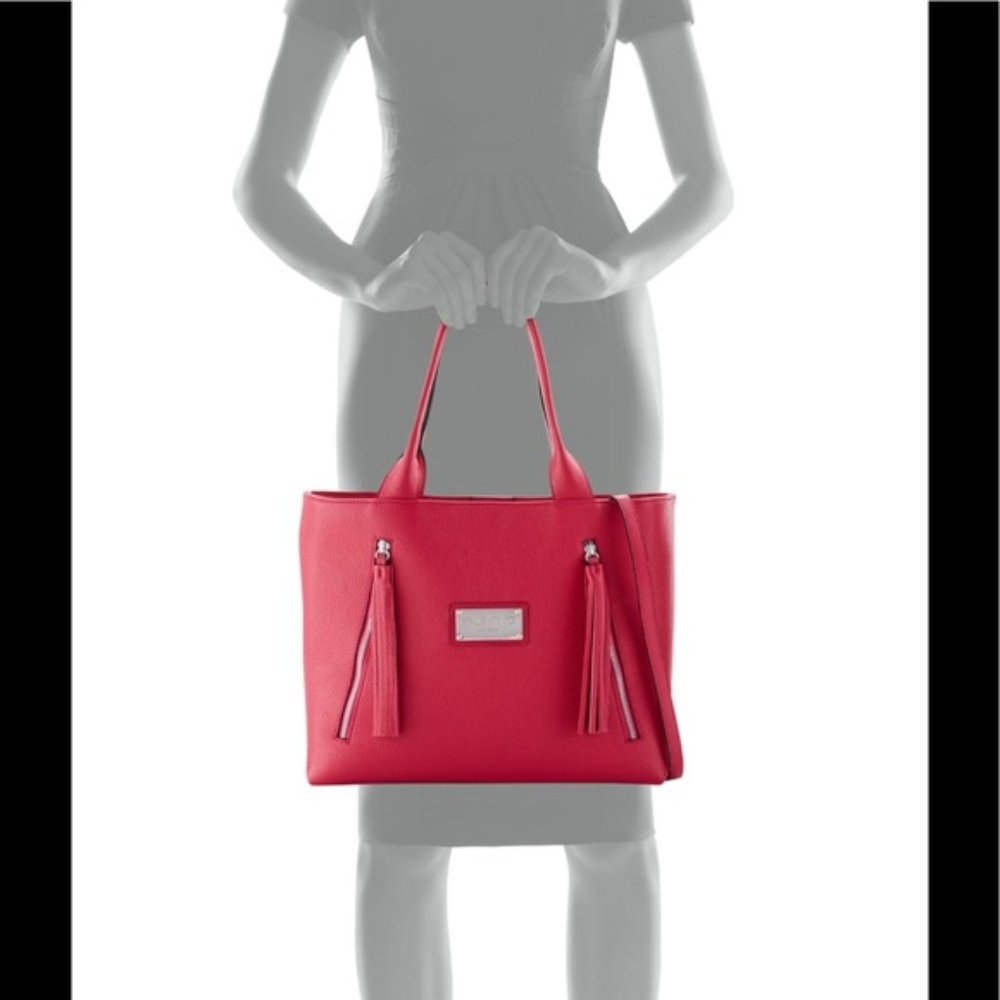 Valentino Alizee Dollaro Leather Tote Bag